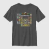 Kinder-T-Shirt mit Nintendo-Periodensystem-Motiv