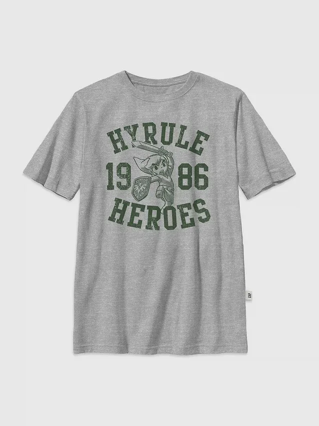 Kinder-T-Shirt mit „Nintendo Zelda: Hyrule Heroes“-Motiv