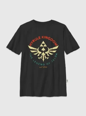 Kinder-T-Shirt mit „Nintendo Zelda: Hyrule Kingdom“-Motiv