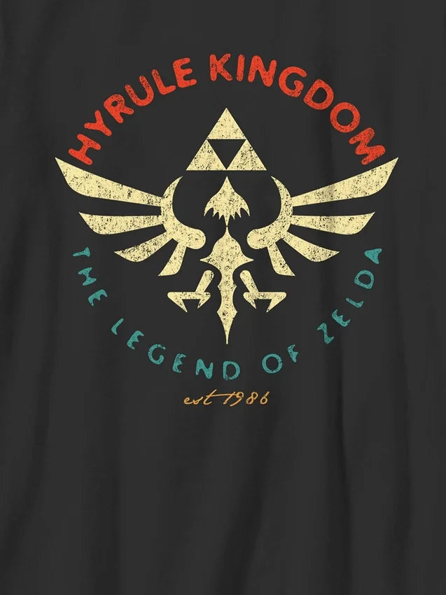 Kinder-T-Shirt mit „Nintendo Zelda: Hyrule Kingdom“-Motiv