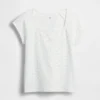 Kinder-T-Shirt mit quadratischem Ausschnitt
