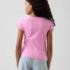 Kinder-T-Shirt mit quadratischem Ausschnitt