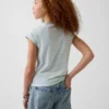 Kinder-T-Shirt mit quadratischem Ausschnitt