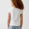 Kinder-T-Shirt mit quadratischem Ausschnitt