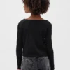 Kinder-T-Shirt mit Schleifenausschnitt