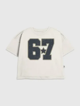 Kinder-T-Shirt mit „Six Seven“-Motiv
