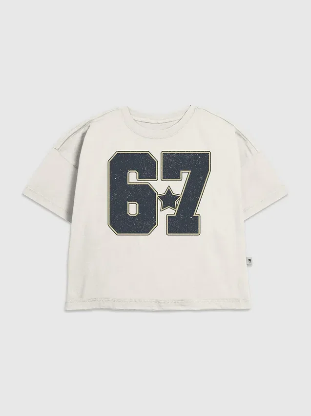 Kinder-T-Shirt mit „Six Seven“-Motiv