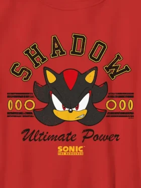 Kinder-T-Shirt mit Sonic-the-Hedgehog-Schattenmotiv