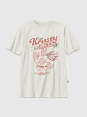 Kinder-T-Shirt mit SpongeBob-Motiv „Krusty Krab“