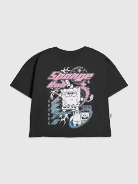 Kinder-T-Shirt mit SpongeBob-Y2K-Motiv