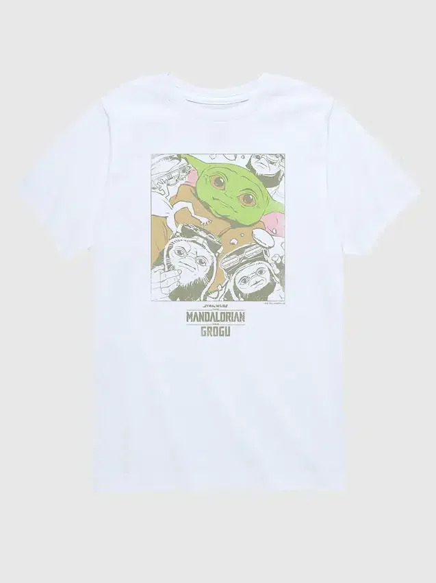 Kinder-T-Shirt mit „Star Wars“-Motiv: Grogu und Freunde