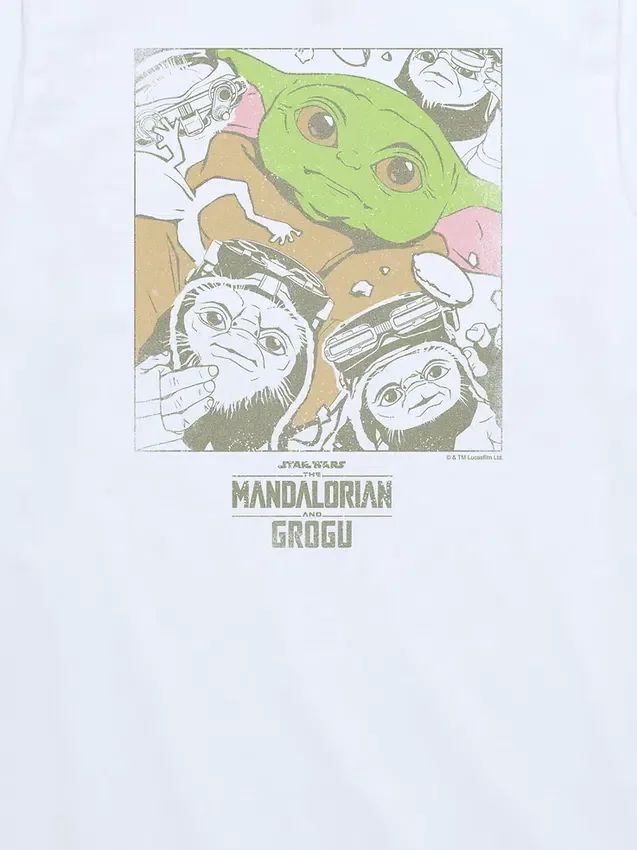Kinder-T-Shirt mit „Star Wars“-Motiv: Grogu und Freunde