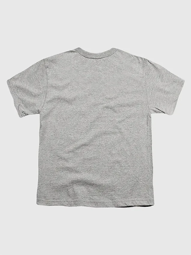 Kinder-T-Shirt mit Superman-2025-Logo und vollfarbigem Distress-Motiv