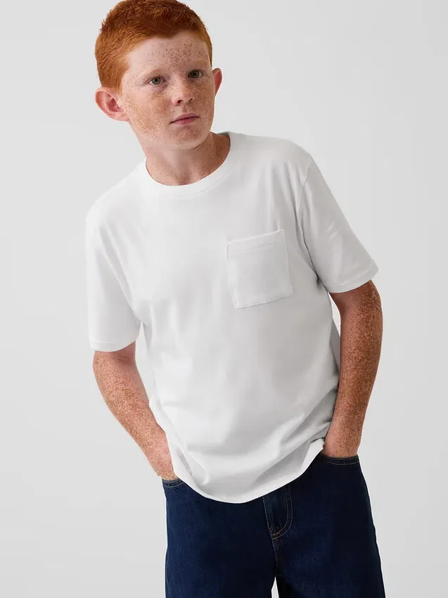 Kinder-T-Shirt mit Tasche