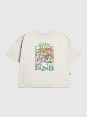 Kinder-T-Shirt mit „Toy Story“-Vintage-Gruppenmotiv