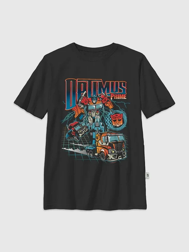 Kinder-T-Shirt mit „Transformers Optimus Prime Speed“-Motiv