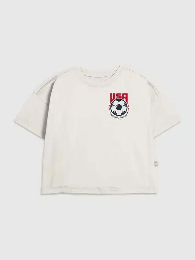 Kinder-T-Shirt mit „USA Soccer Crest“-Motiv