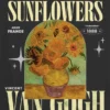 Kinder-T-Shirt mit Van-Gogh-Sonnenblumen-Motiv