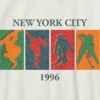 Kinder-T-Shirt mit Vintage-Grafik zum Thema Wintersport