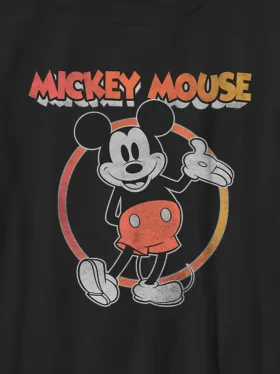 Kinder-T-Shirt mit Vintage-Motiv „Mickey und Freunde“