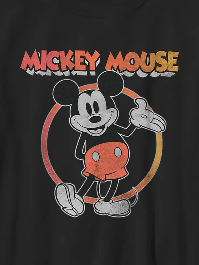 Kinder-T-Shirt mit Vintage-Motiv „Mickey und Freunde“
