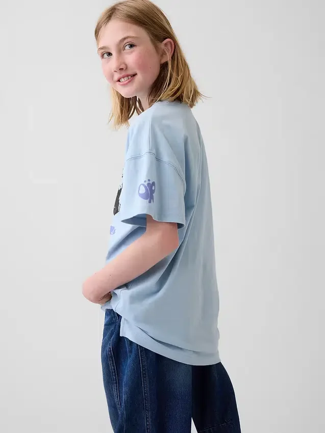 Kinder-T-Shirt „Olivia Rodrigo“ in Oversize-Passform