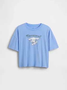 Kinder-T-Shirt „Sanrio“ – Oversize, kastenförmige Passform