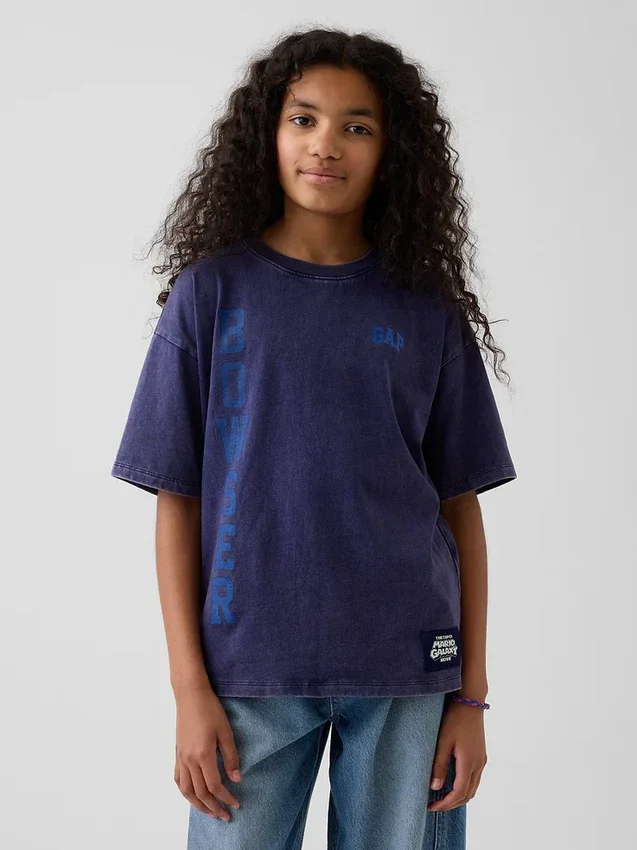 Kinder-T-Shirt „Super Mario“ mit Grafik im Relaxed-Schnitt
