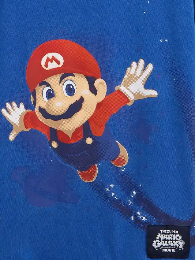Kinder-T-Shirt „Super Mario“ mit Grafik im Relaxed-Schnitt