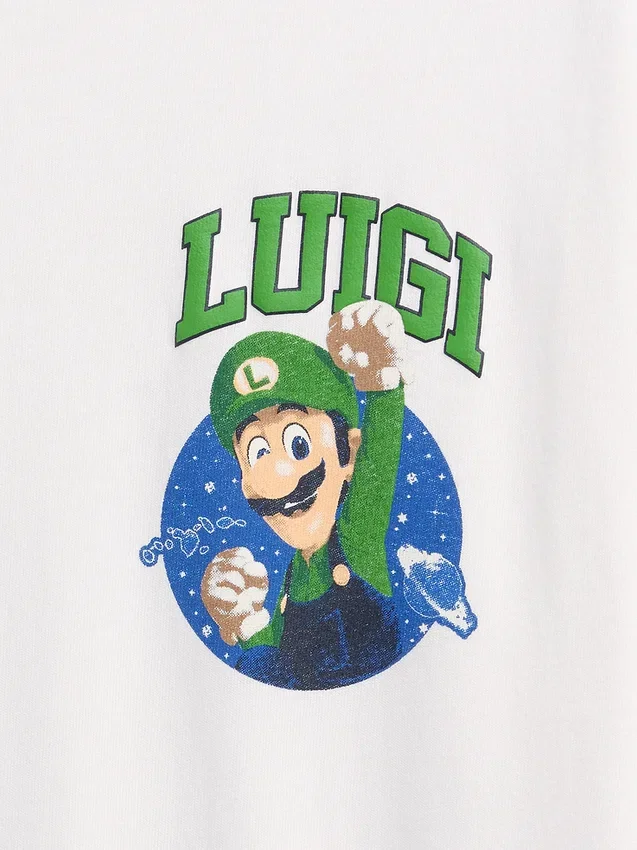 Kinder-T-Shirt „Super Mario“ mit Grafik im Relaxed-Schnitt