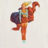 Kinder-T-Shirt „Supergirl Fuel Your Flight“ mit Stern-Motiv