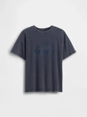 Kinder-T-Shirt „Supergirl“ in Oversize-Passform