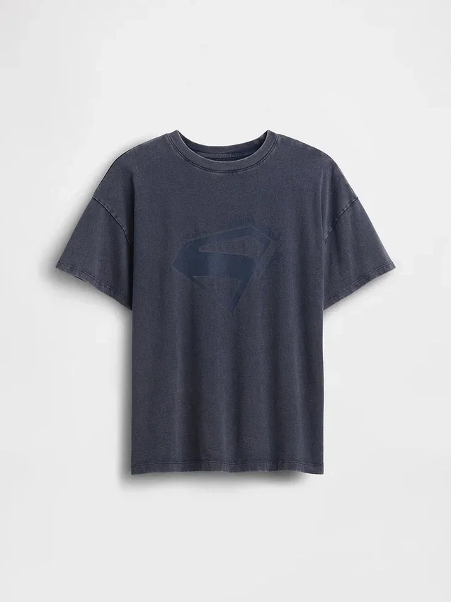 Kinder-T-Shirt „Supergirl“ in Oversize-Passform
