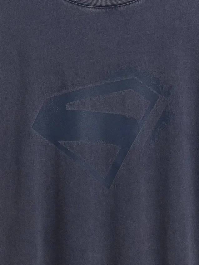 Kinder-T-Shirt „Supergirl“ in Oversize-Passform