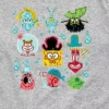 Kinder-T-Shirt „The SpongeBob Movie: Auf der Suche nach Squarepants“ mit Rastermuster, kurzärmelig