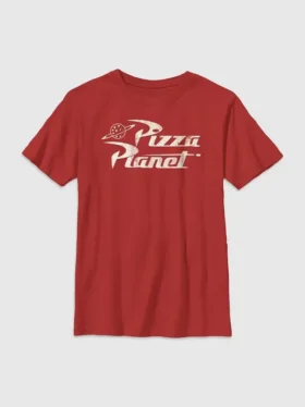 Kinder-T-Shirt „Toy Story“ im Vintage-Pizza-Look