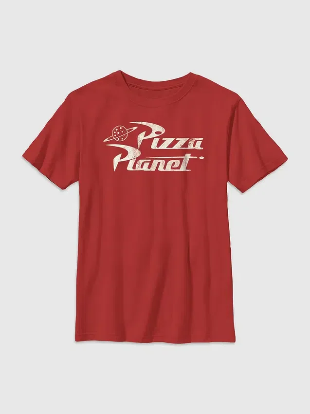 Kinder-T-Shirt „Toy Story“ im Vintage-Pizza-Look