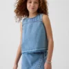 Kinder-Tanktop aus Denim