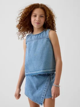 Kinder-Tanktop aus Denim