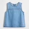 Kinder-Tanktop aus Denim