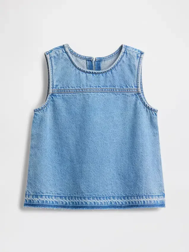 Kinder-Tanktop aus Denim