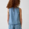 Kinder-Tanktop aus Denim