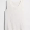 Kinder-Tanktop mit Rundhalsausschnitt und Rippstrick