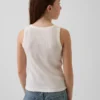 Kinder-Tanktop mit Rundhalsausschnitt und Rippstrick