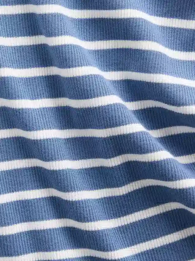 Kinder-Tanktop mit Rundhalsausschnitt und Rippstrick