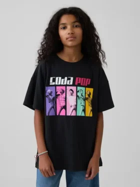 Kinder-Tunika-T-Shirt mit „K-Pop Demon Hunters“-Motiv
