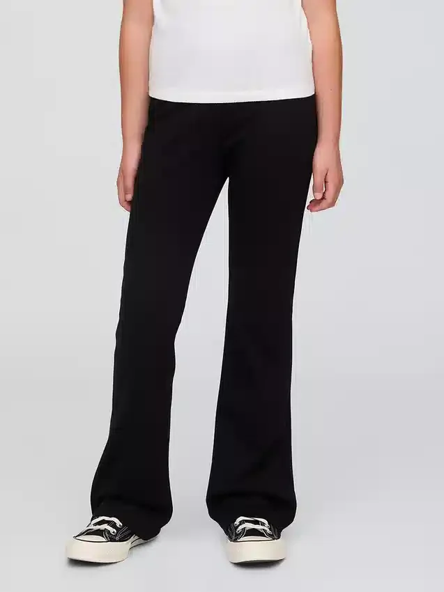 Kinder-Uniform-Hose aus Ponte mit leicht ausgestelltem Bein