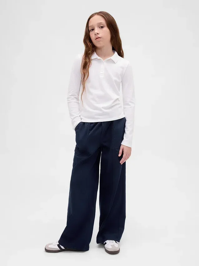 Kinder-Uniform-Hose mit weitem Bein