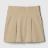 Kinder-Uniform-Plissee-Skort in Khaki