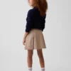 Kinder-Uniform-Plissee-Skort in Khaki